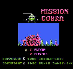 Mission Cobra (USA) (Unl) Title Screen